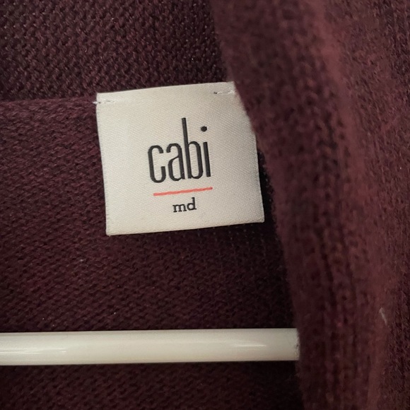 Cabi M fringe wrap sweater port - Picture 3 of 5